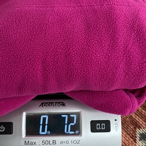 Columbia Polartech Lightweight Fleece Pullover Sweatshirt Hooded Pink Small - Picture 6 of 8